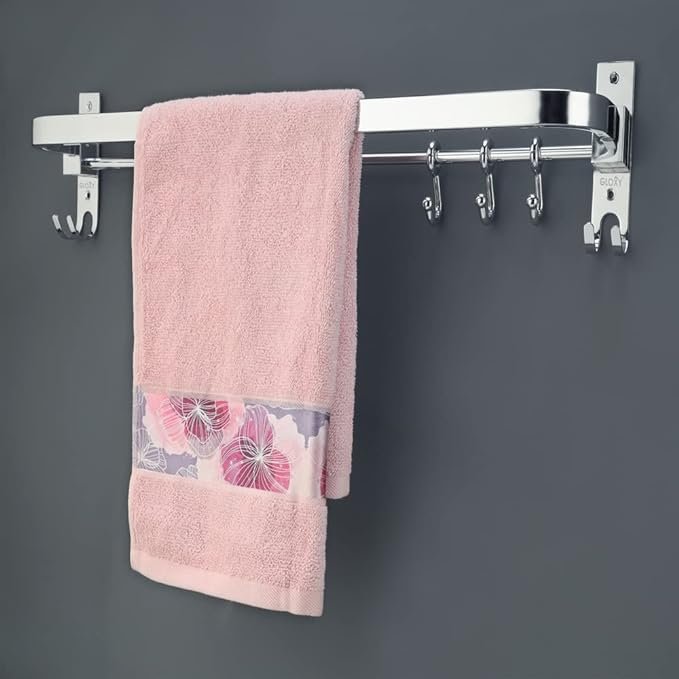 61% OFF 24 Inch Wall Mounted Stainless Steel Bathroom Towel Hanger