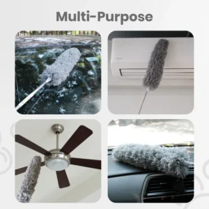 Microfiber Duster – Washable, Lint-Free & Ultra Soft for Home Cleaning - Extendable up to 10ft