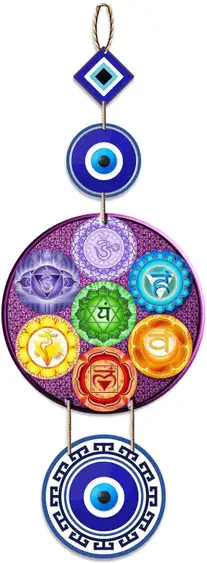 85% OFF 7 Chakra MDF Cutout Plaque (Multicolor) | Healing