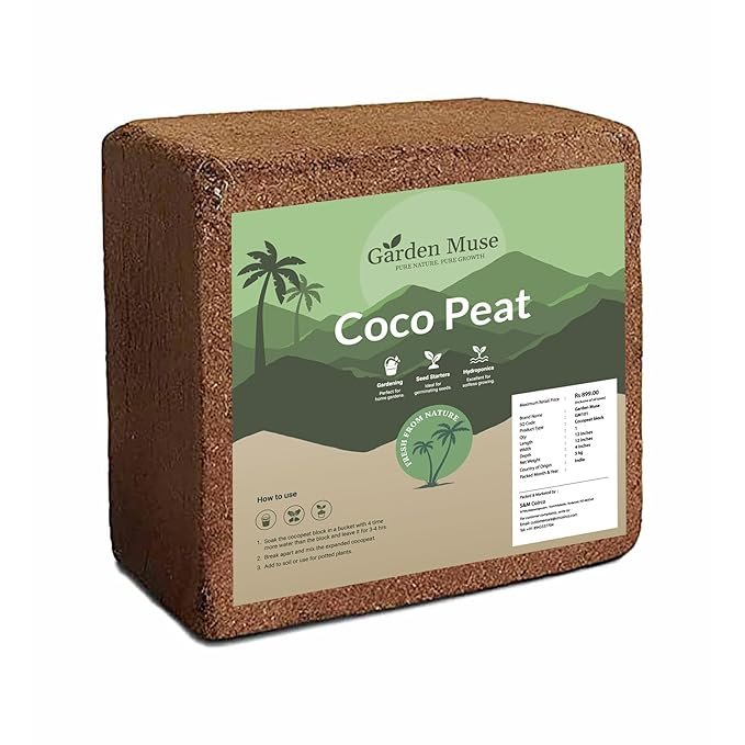 41% OFF Cocopeat Block 5Kg for Gardening Use | Eco Friendly