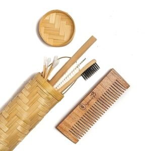 bamboo travel kit. eco frinedly