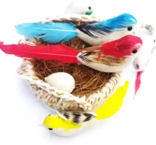 81% OFF Artificial Hanging Bird’s Nest for Good Luck Home Decor