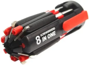 A. SHARIF 8-in-1 Multi-Function Screwdriver Tool Kit Set with 6 LED Light for Easy Repairs and DIY Projects Combination Screwdriver Set (Pack of 1)