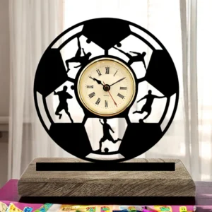 Obscura Noir Analog Table Clock