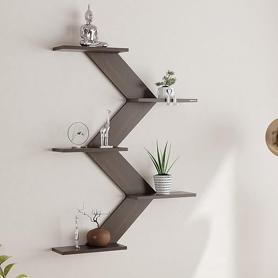 50% OFF Astrella Engineered Wood Wall Decor Floating Decorative Shelf | Organizer