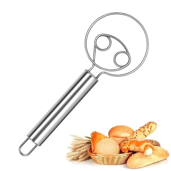 60% OFF Multifunctional Effortless Stainless Steel Dough Mixer with Hanging Hole | Smart Kitchen