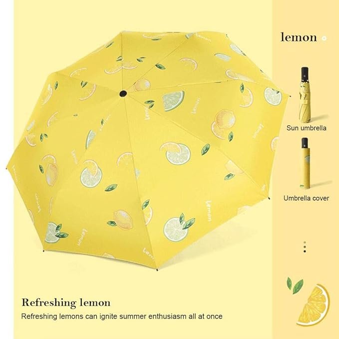 KEKEMI 3 Fold Manual Sun & Rain Umbrella for Men & Women (Pack of 1)