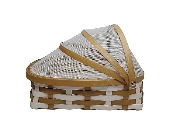 Travel-Friendly PVC Fruit Mesh Basket with Net Cover