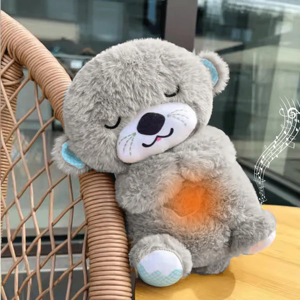 Soothing Viral Plush Teddy with Gentle Breathing Motion, Night Light & Music | Offbeat Essentials