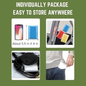 5 Pack Disposable Rain Ponchos for Men & Women