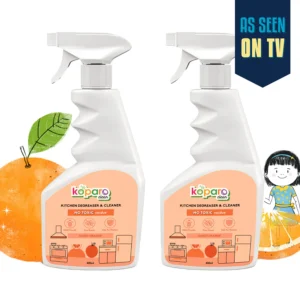 Natural Non-Toxic Kitchen Cleaner & Degreaser (400ml x 2)