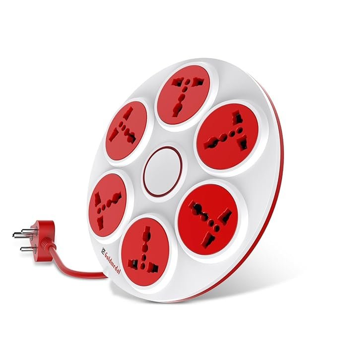 36% OFF 360 Degree Extension Board 6 Universal Sockets 2-Meter Heavy-Duty Cord | Problem Solvers