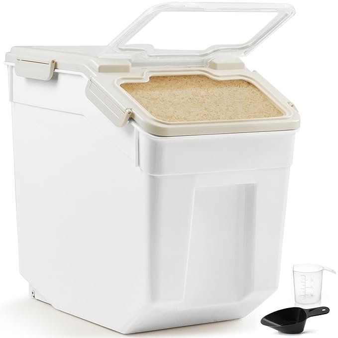 51% OFF Airtight Rice Storage Container with Measuring Cup & Rice Shovel | Smart Kitchen
