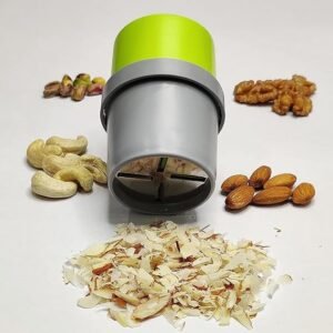 Dry Fruit Cutter, Slicer, Grinder, Chocolate Cutter and Butter Slicer with 3 in 1 Blade Almonds, Cashews- Color May Vary