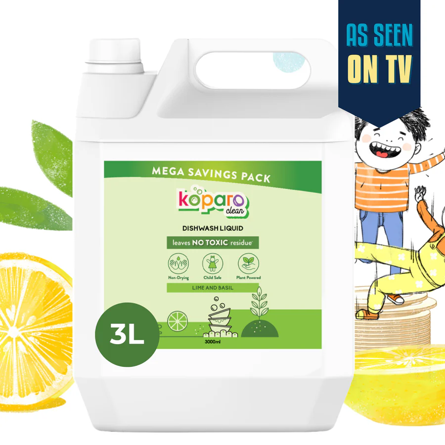 Natural Dishwashing Liquid - Lime (3 liters)