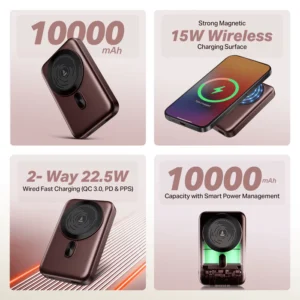 Energyshroom PB331 Magnacharge Power Bank 10,000mAh