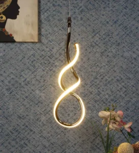 Snake Gold Iron Hanging Light