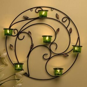Spiral Twig Elegant Candle Holder Easy to hang Wall Decor