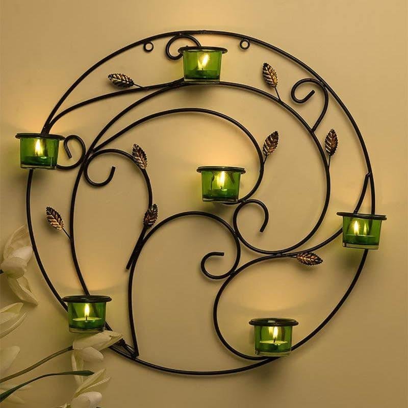 Spiral Twig Elegant Candle Holder Easy to hang Wall Decor