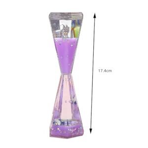 Happie Shopping Liquid Motion Timer Floating Liquid Hourglass for Office Desktop Accessories Color|Home & Office|Kitchen, Dining & Bar|n Tools & Gadgets|Timers (Multi Colors) (Pack of 1)