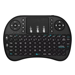 Keyboo: Handheld Mini Wireless Keyboard & Mouse with Bluetooth & USB Dongle, Rechargeable Backlit Remote for Smart TV, Android TV Box, PC & Mobile