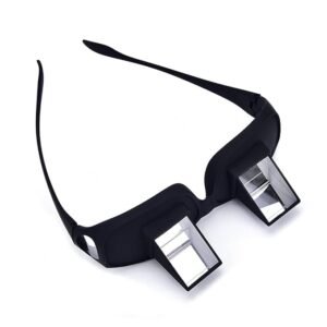Genmine Horizontal Lazy Glasses High Definition Glasses Prism Periscope Lie Down Eyeglasses for Reading and Watch TV in Bed Unisex