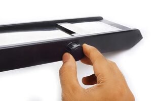 Ganesh Adjustable Plastic Slicer, 1-Piece, Black/Silver