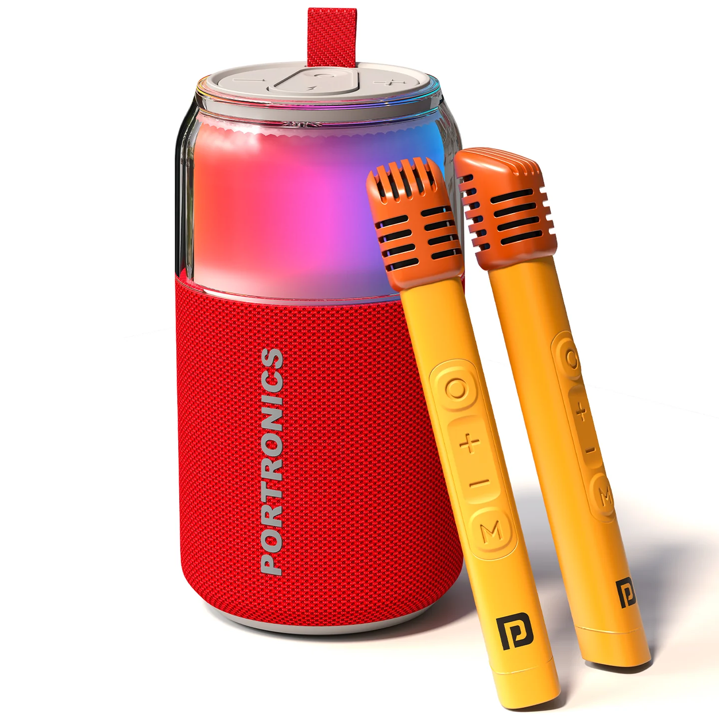 10W Bluetooth Speaker Up to 4 Hours Playtime 360 Degree LED Light