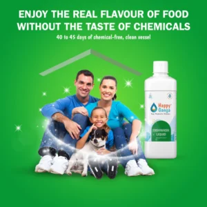 Happy Ganga Dishwash Liquid (500 ml) 100% Natural
