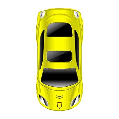 Black Zone Eco X, Basic Car Shape Flip Along with Charger (Dual Sim & 1.80" Colour Display Screen) (Gold)