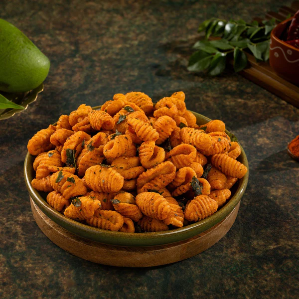 Almond House Masala Crispy shell-shaped Gavvalu 200 gms | Indian Delights Abroad