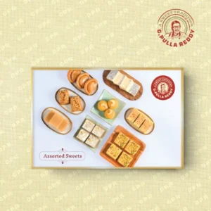 With Pulla Reddy Assorted Sweets, you can say goodbye to one-note desires and hello to a colorful symphony of tastes. This thoughtfully designed package includes a delightful chorus of iconic Indian delights, each with its own distinct song on your palette. From melt-in-your-mouth Mysore Pak to the subtle crunch of Ariselu, take a trip into the heart of Indian confectionery history.
