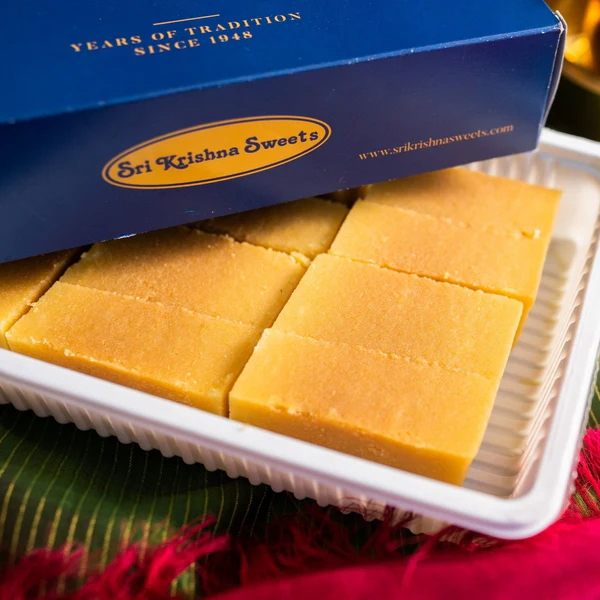 Mysurpa is a delicious sweet recipe from the house of Sri Krishna Sweets. This mouth-watering traditional delicacy from South India is a rich and creamy sweet dish. This sweet is the modern version of traditional Mysore Pak.