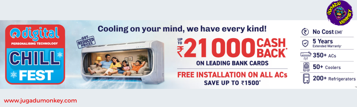 Chill Fest! Up to 21k Cashback*