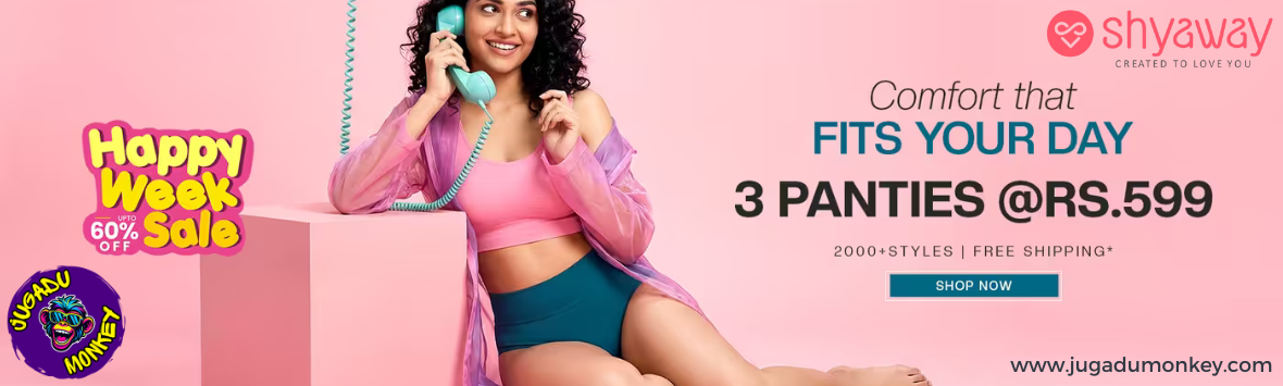 Get 3 Panties at ₹599 only