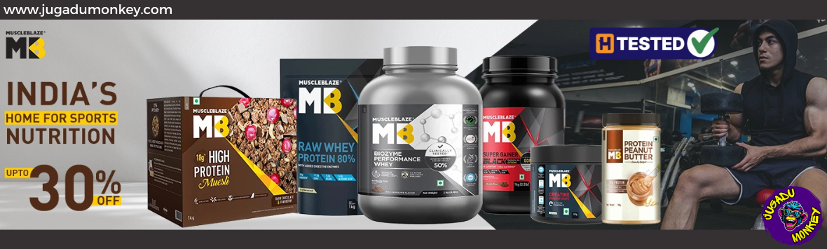 Up to 33% OFF on Muscleblaze Products