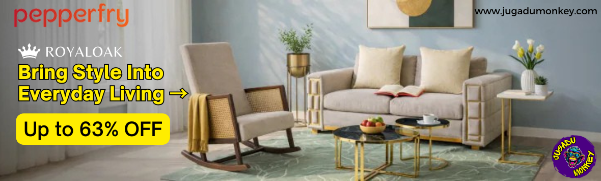 Up to 63% OFF on Royaloak Furniture