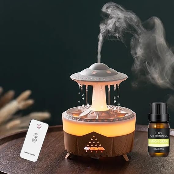 40% OFF Electric Rain Cloud Aroma Diffuser with Remote Control for Home | Trending