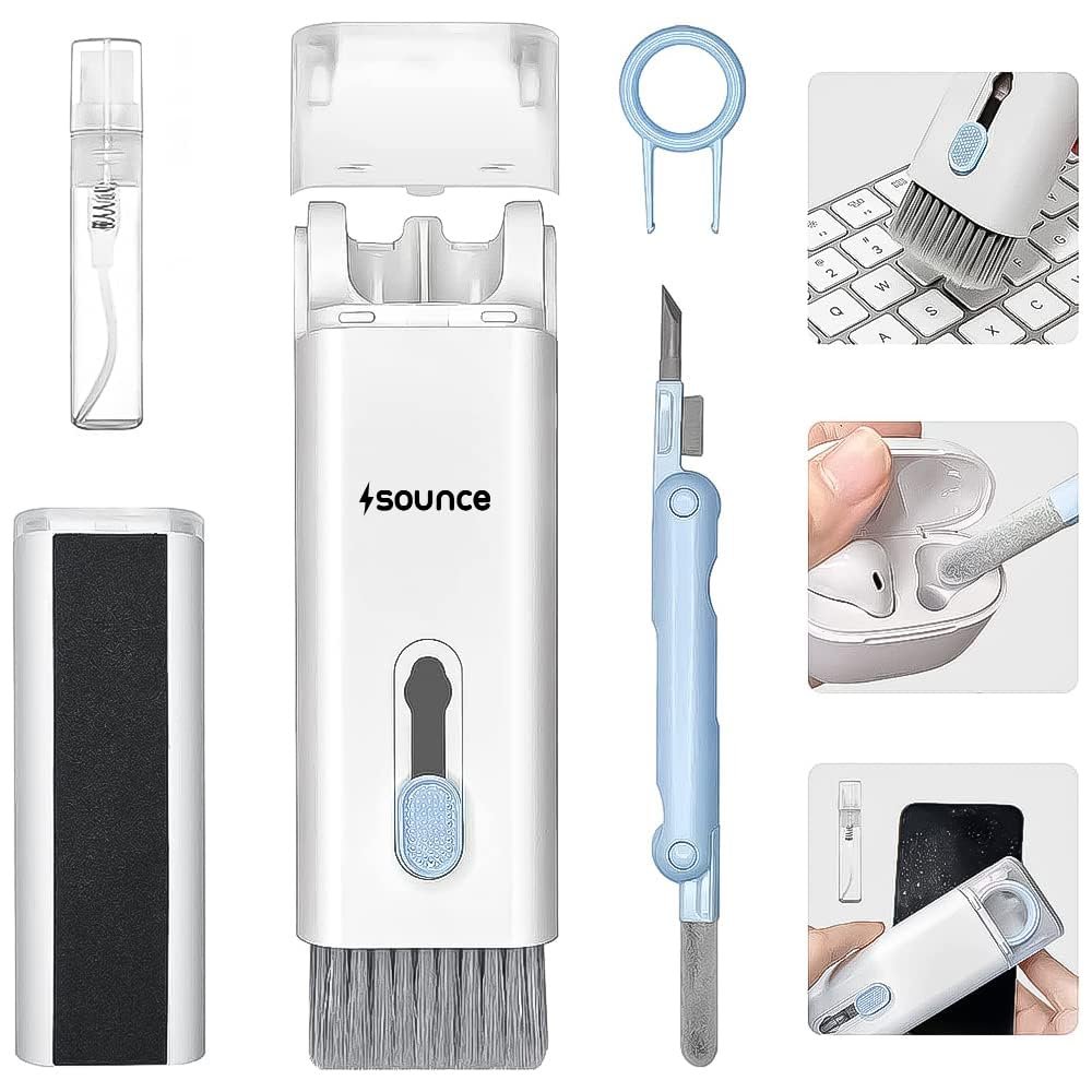 7 in 1 Multifunctional Cleaner Kit for Keyboard, Laptop, Earphones