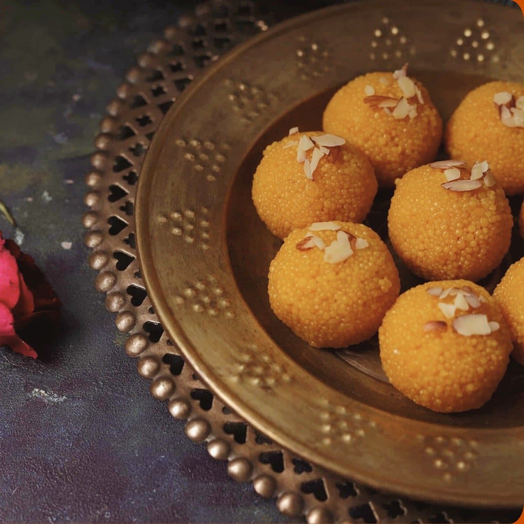 Motichur Laddu from Kandoi Bhogilal Sweets