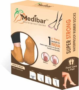 Ankle Length Waterproof Silicon Socks
