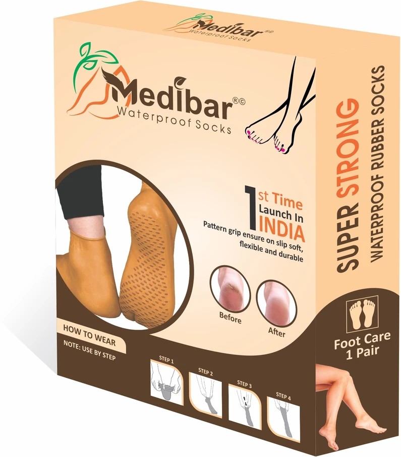 Ankle Length Waterproof Silicon Socks